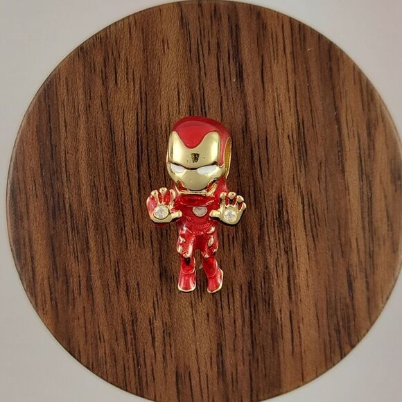 925 Silver Iron Man Marvel The Avengers Charm - Picture 1 of 7